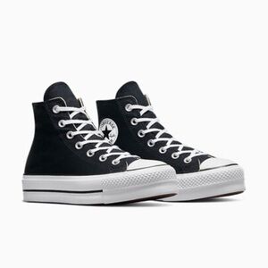 Converse Black and White High-Top Sneakers
